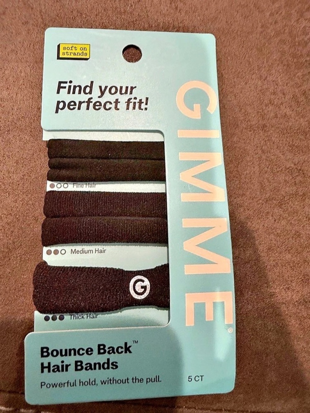 GIMME Bounce Back Hair Bands Hair Bands Black & Pink NWT